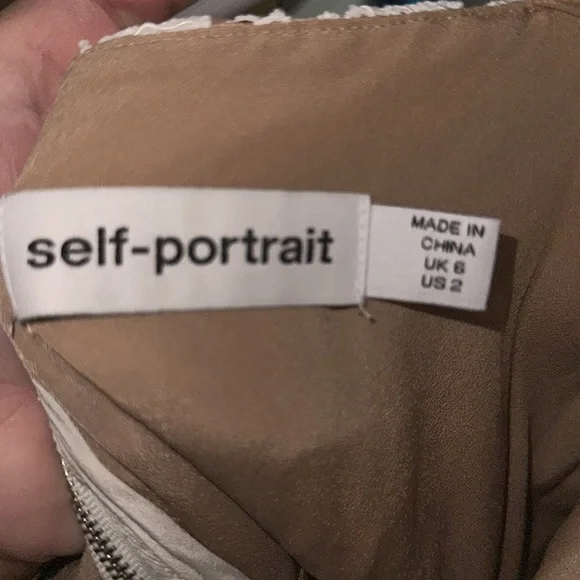 Self-Portrait White Lace Midi Dress - Picture 6 of 9